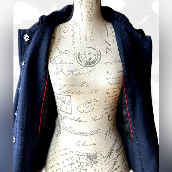 MARC JACOBS Vintage Wool-Blend Blazer, Intricate Detail (6) Excellent Condition - Picture 2 of 12